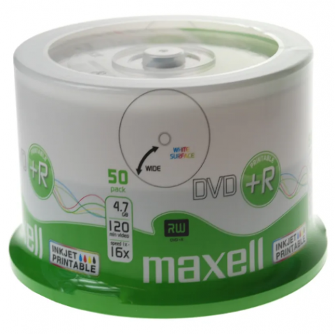 Įrašomas diskas DVD+R 7GB 16x Maxell (vieneto kaina)